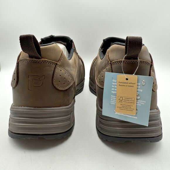 Propet Mens Cash North Boots US 15 XXWIDE Brown Leather NIB main image 10